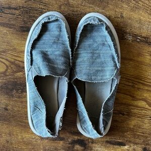 Sanuk Donna Vintage Camo Sidewalk Surfer (Size 7)